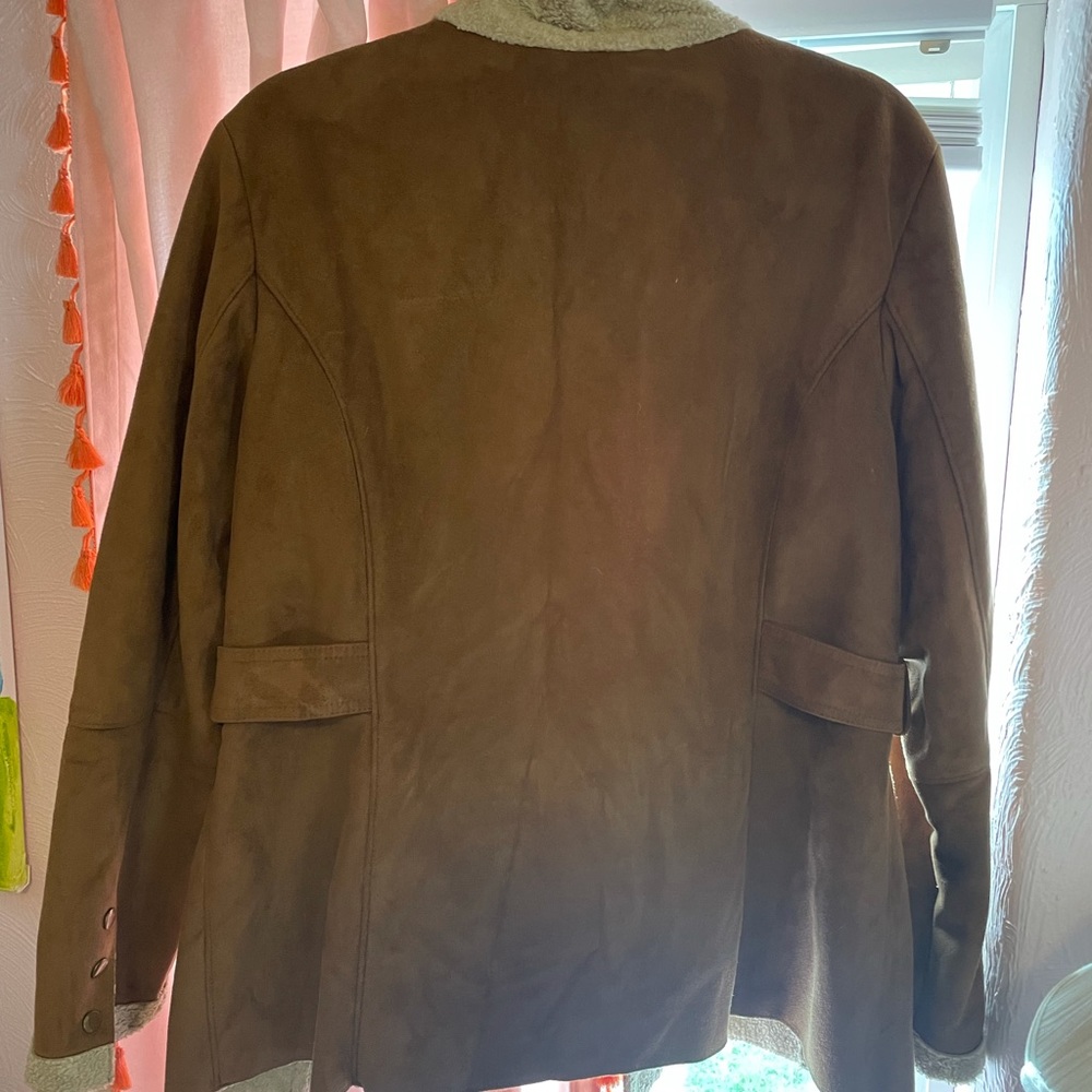 Suede and sheep skin jacket
